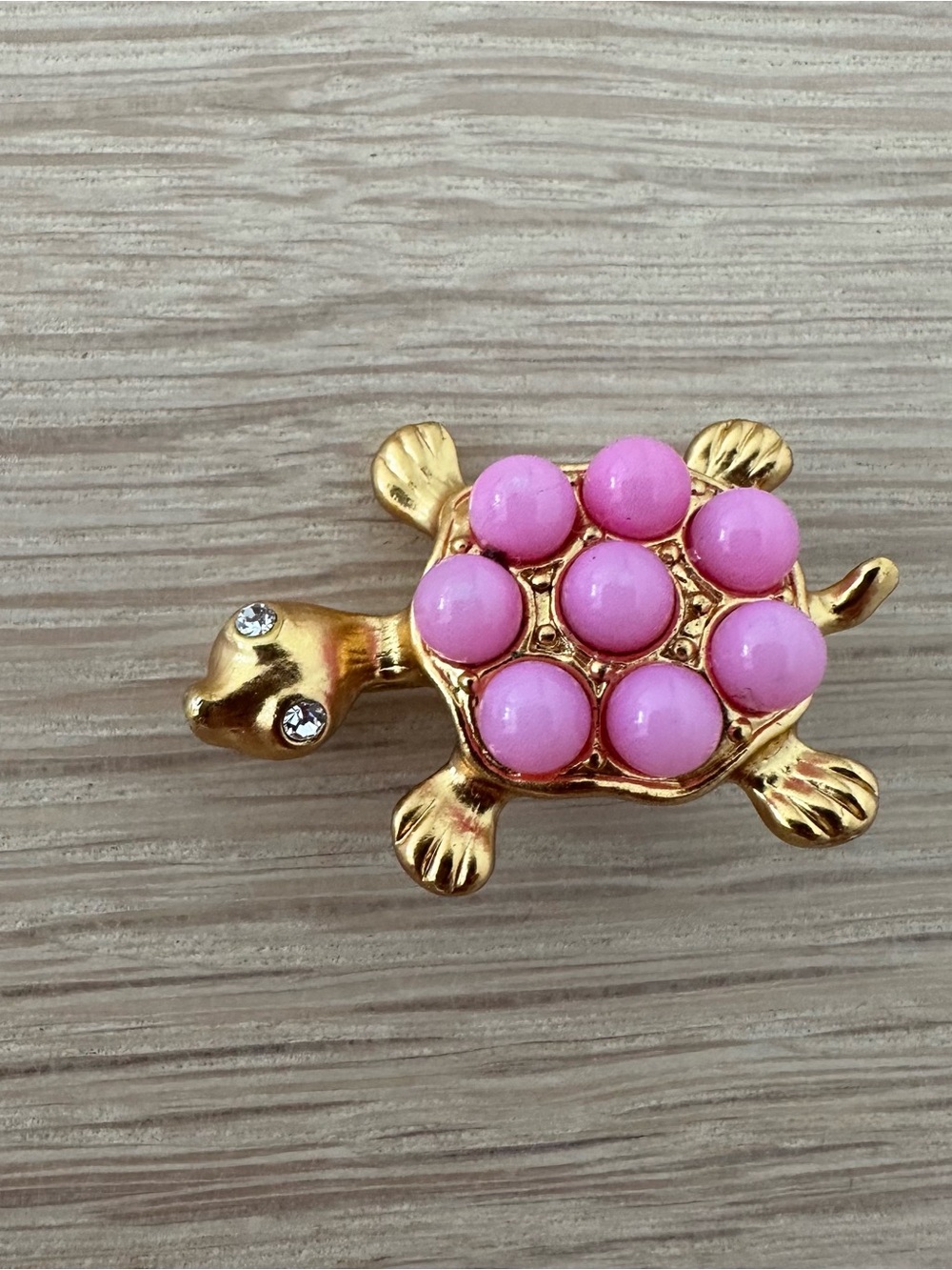 J.CREW - PINK TURTLE PIN
